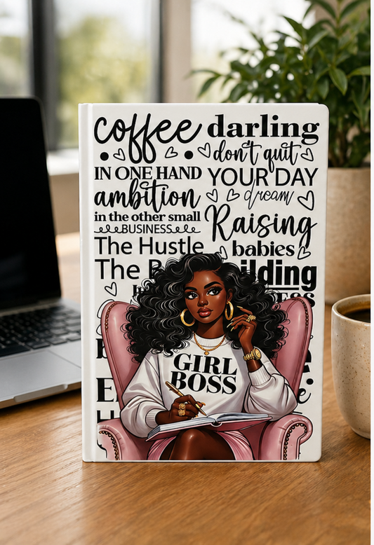 Notitieboek A5 Cadeauset – Girl Boss – Cadeau voor Vrouw