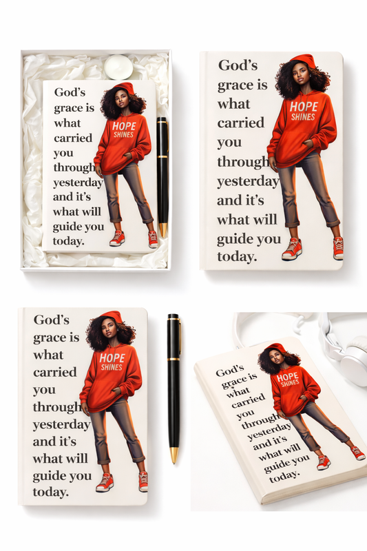 God’s Grace Cadeauset – Inspirerend Notitieboek Cadeau voor Haar