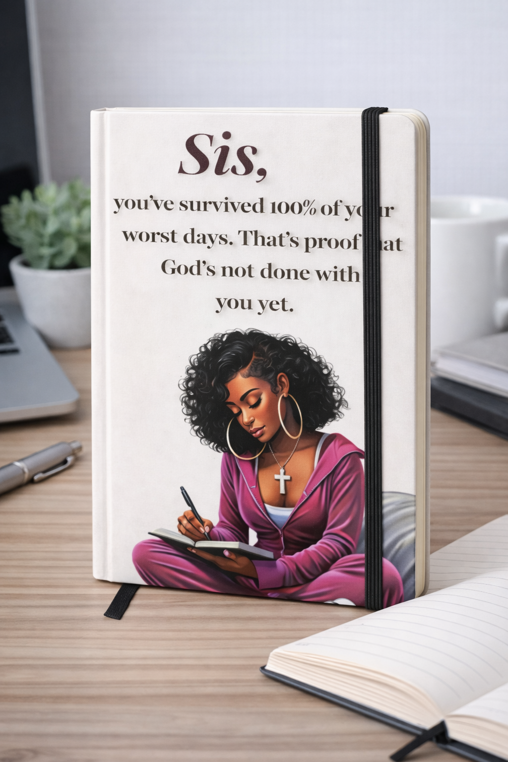 Sis, You’ve Survived Cadeauset – Opbeurend notitieboek cadeau