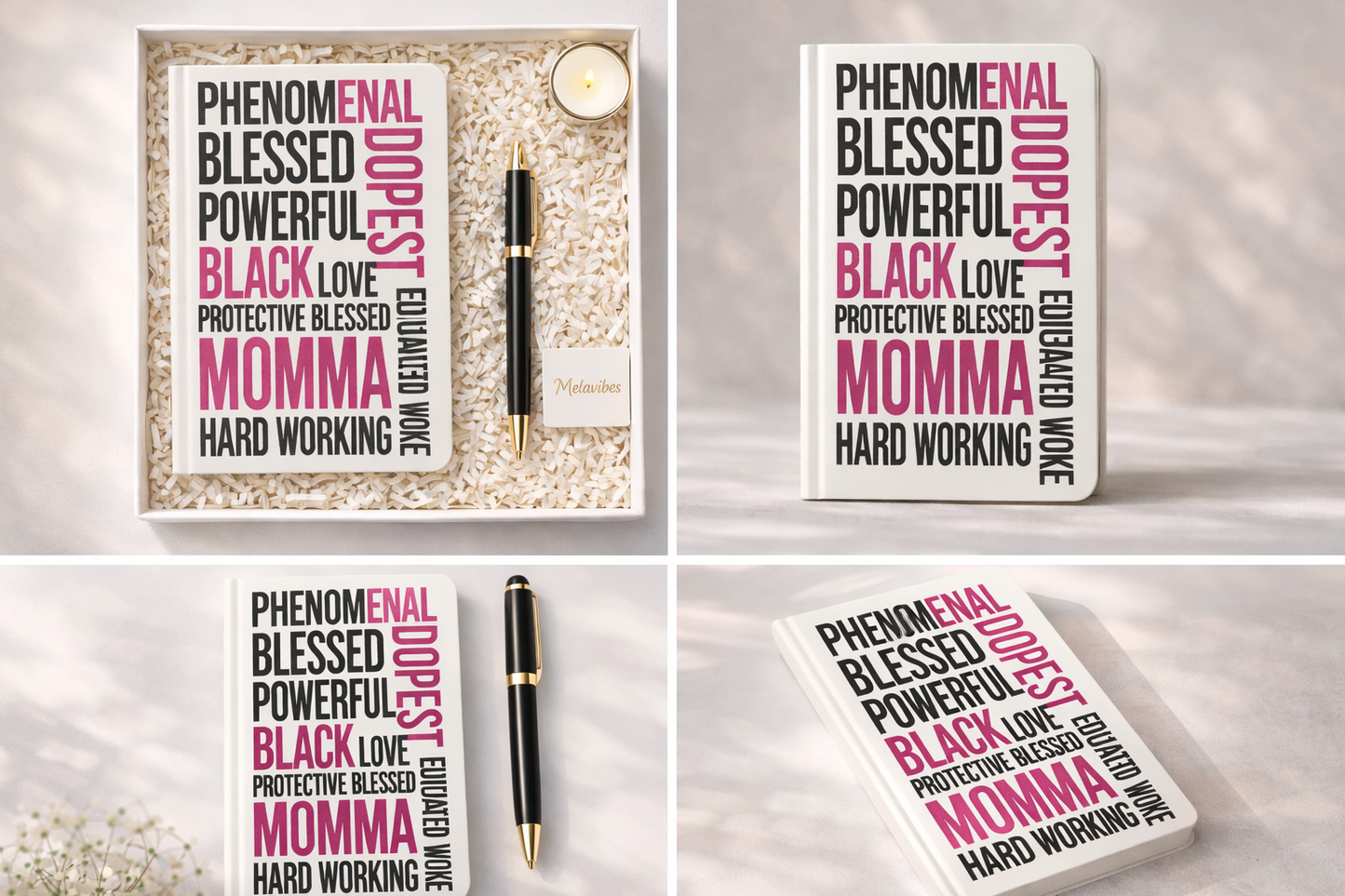 Phenomenal Black Momma Cadeauset – Krachtig notitieboek cadeau